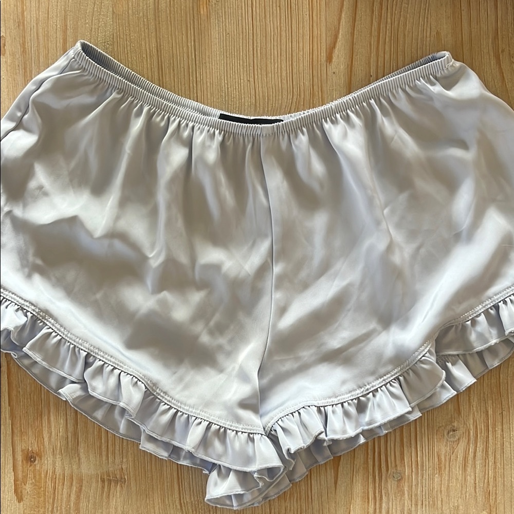 Brandy Melville Light Blue Elastic Shorts